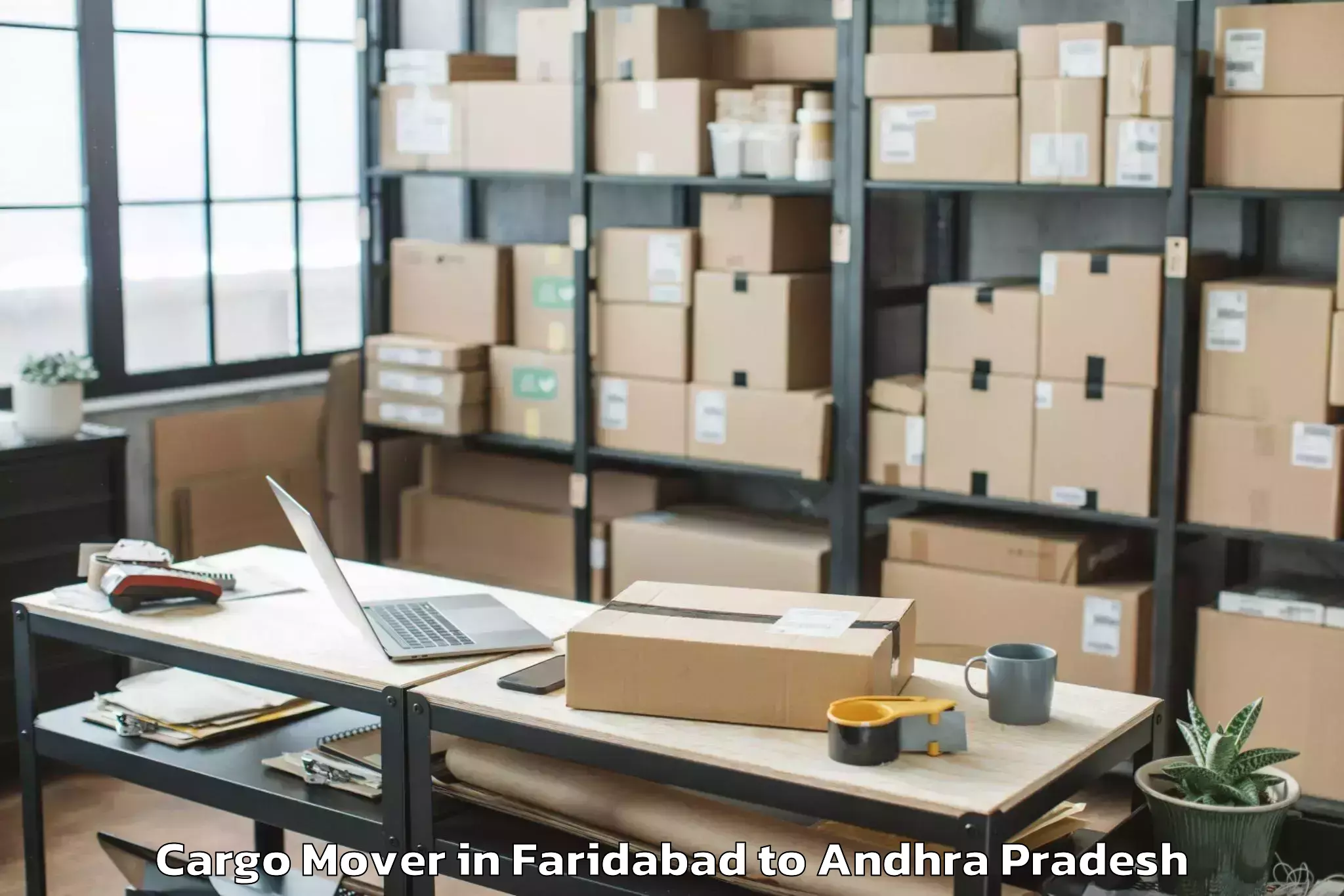 Easy Faridabad to Somandepalle Cargo Mover Booking